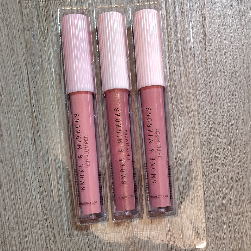 🆕Lip Plumper 3PC Set - All In Pink Trio Shades 0.07oz